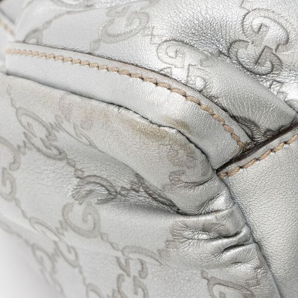 Gucci Metallic Guccissima Leather D Ring Small Hobo - Picture 11 of 15